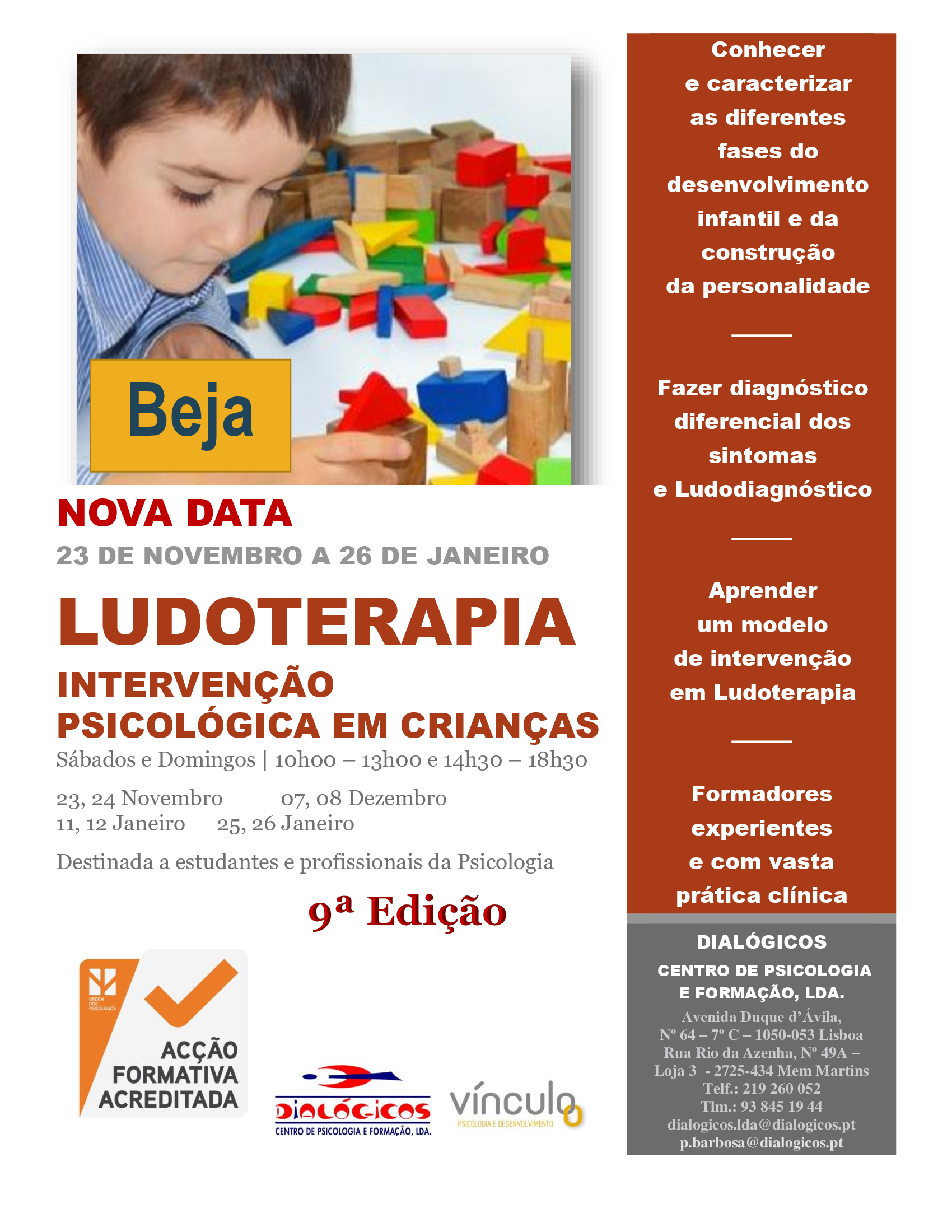 Curso gratuito de Ludoterapia